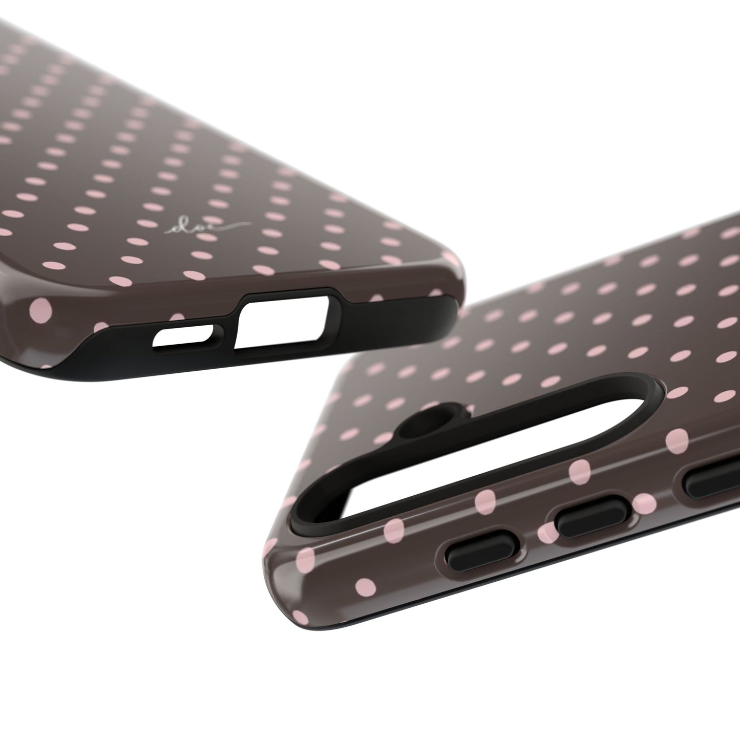 Brown Polka Dot Samsung Case