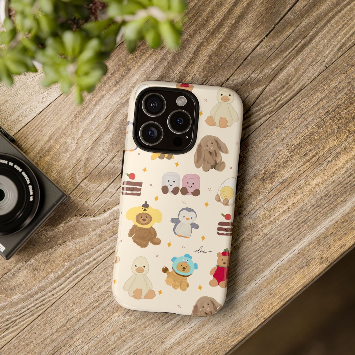 Teddy Chaos iPhone Case