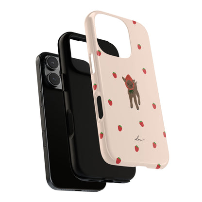 Strawberry Fawn iPhone Case
