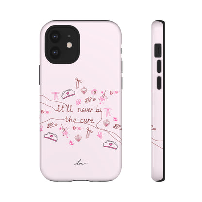Never The Cure iPhone Case