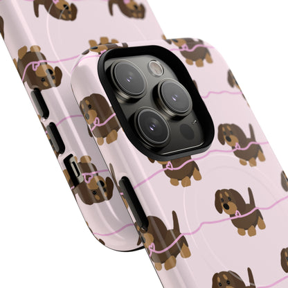Pink Dachshunds Magsafe Case
