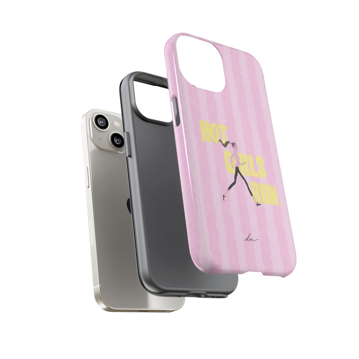 Hot Girls Run iPhone Case