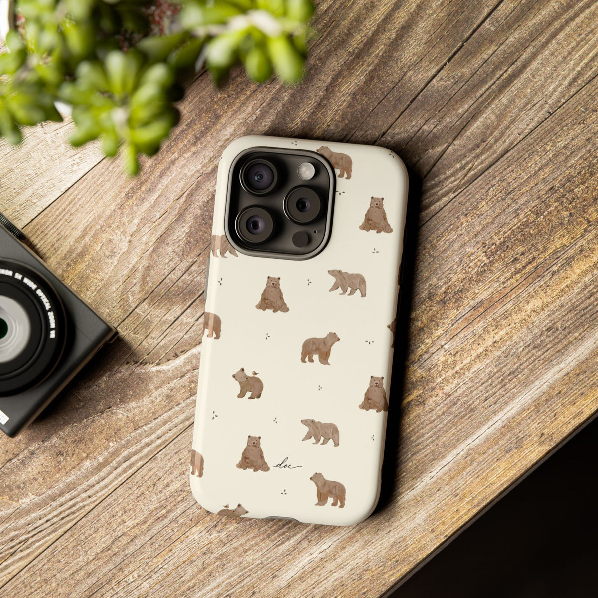 Brown Bears iPhone Case