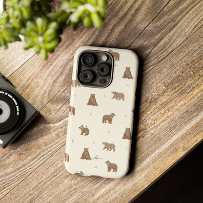 Brown Bears iPhone Case