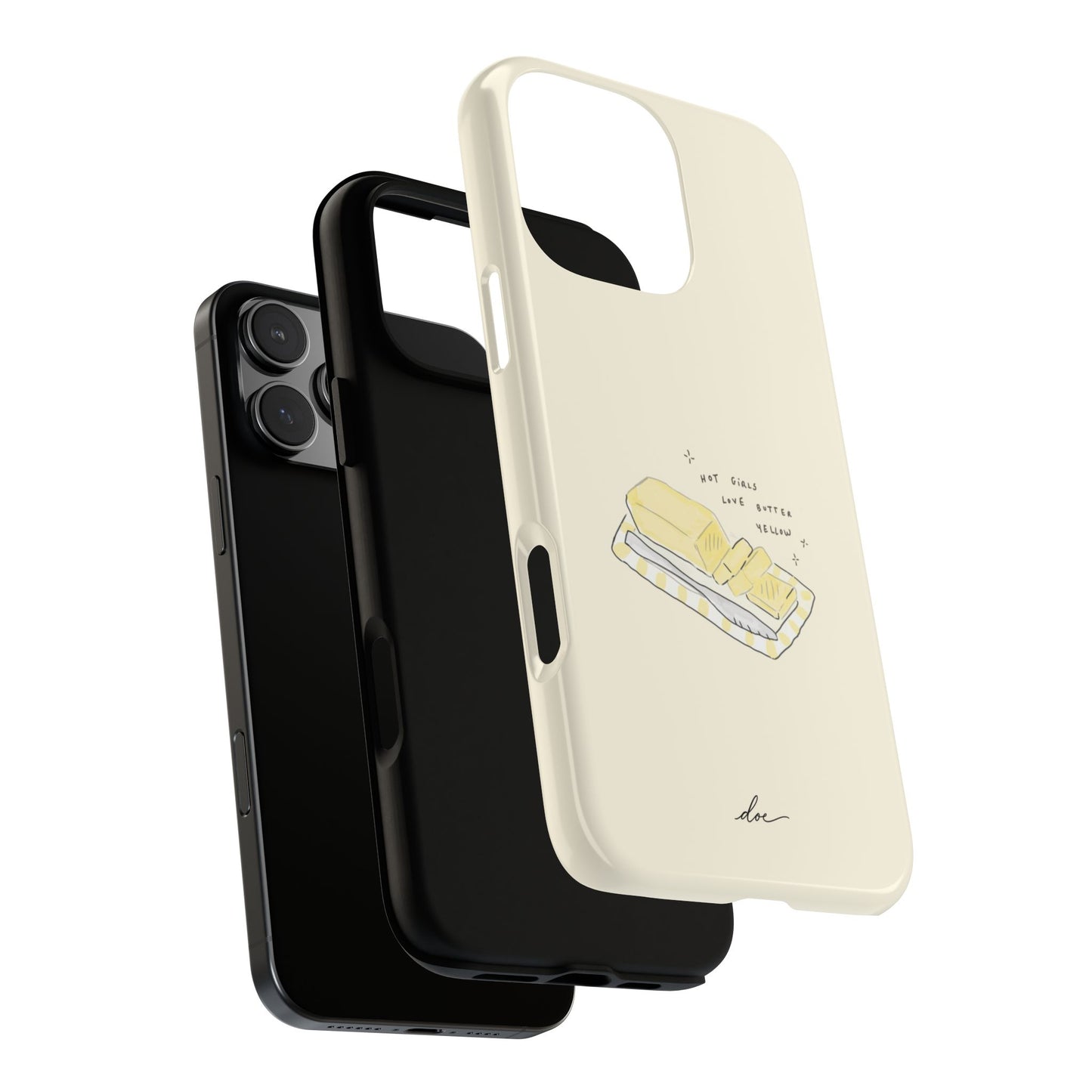 Butter Yellow iPhone Case