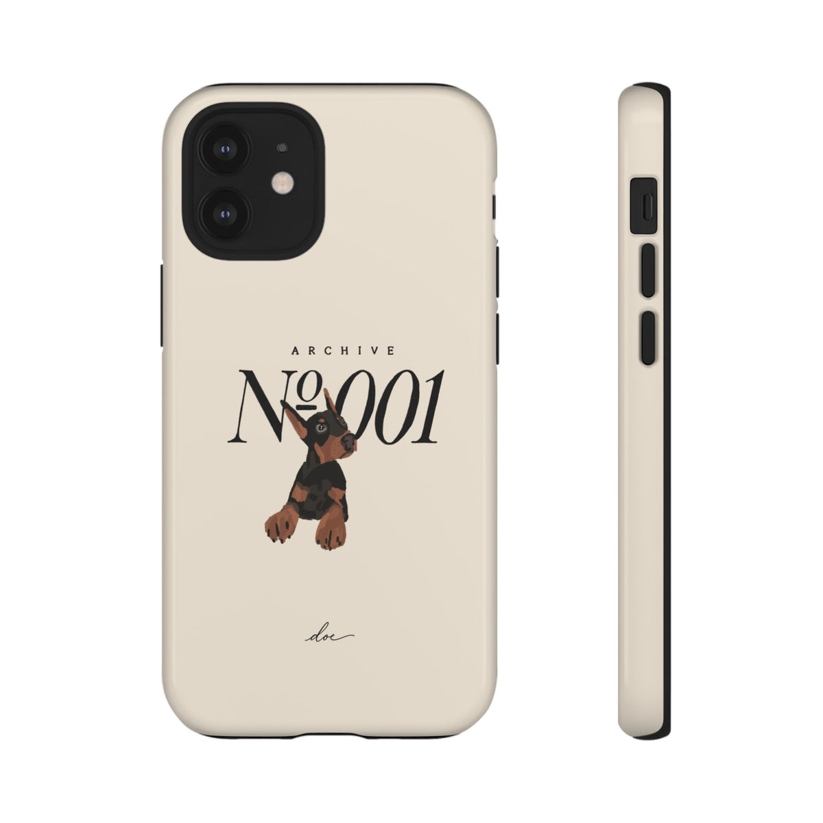 Doberman 001 iPhone Case