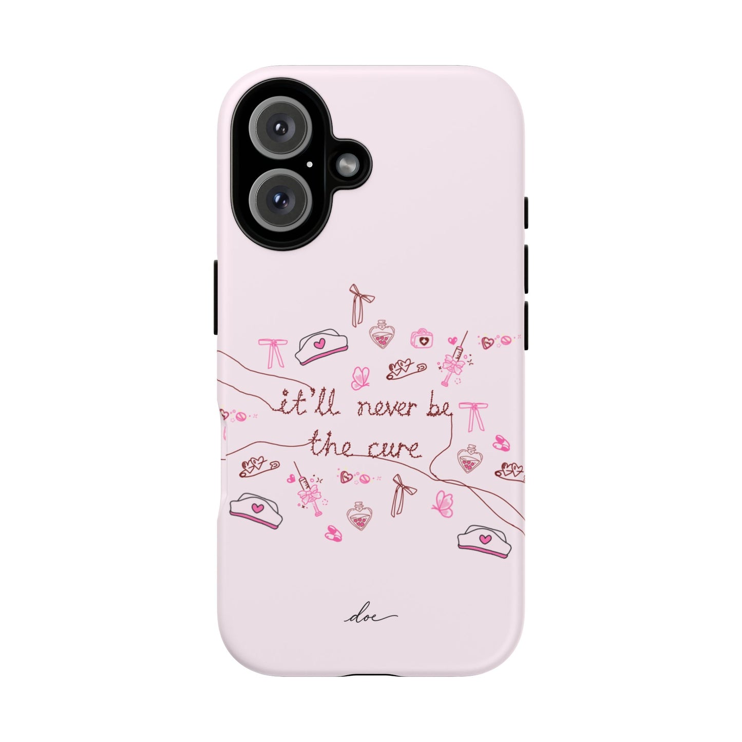 Never The Cure iPhone Case