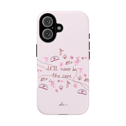Never The Cure iPhone Case