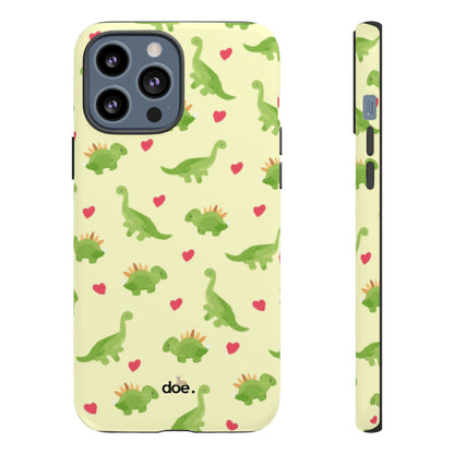 Dino Doodles iPhone Case