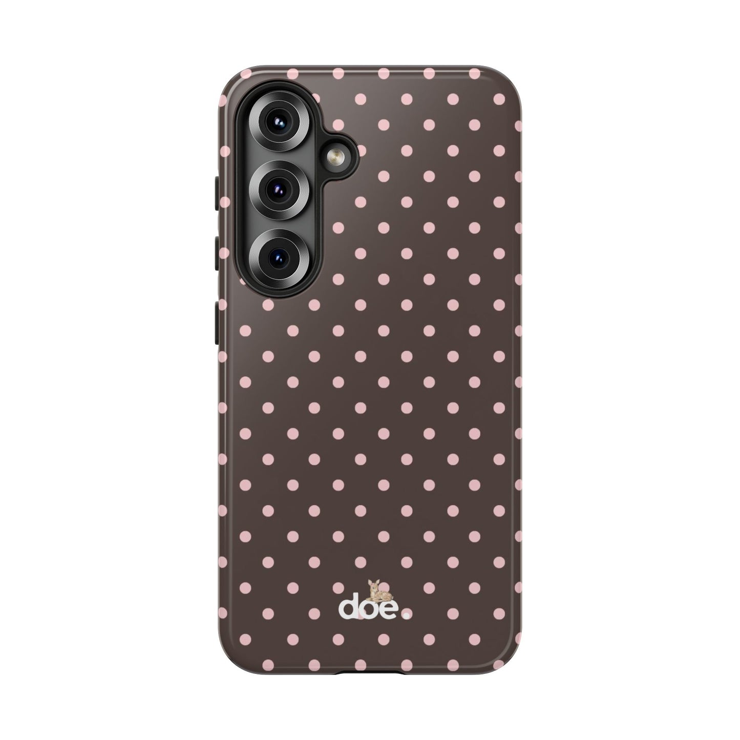 Brown Polka Dot Samsung Case