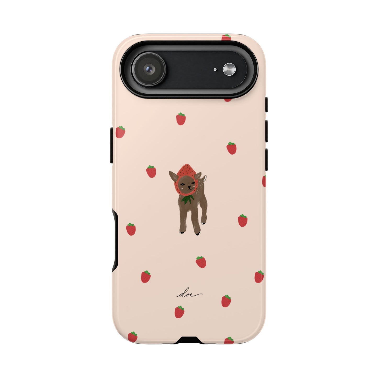 Strawberry Fawn iPhone Case