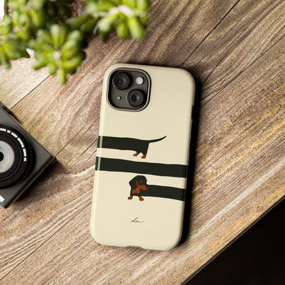 Stretchy The Dachshund iPhone Case