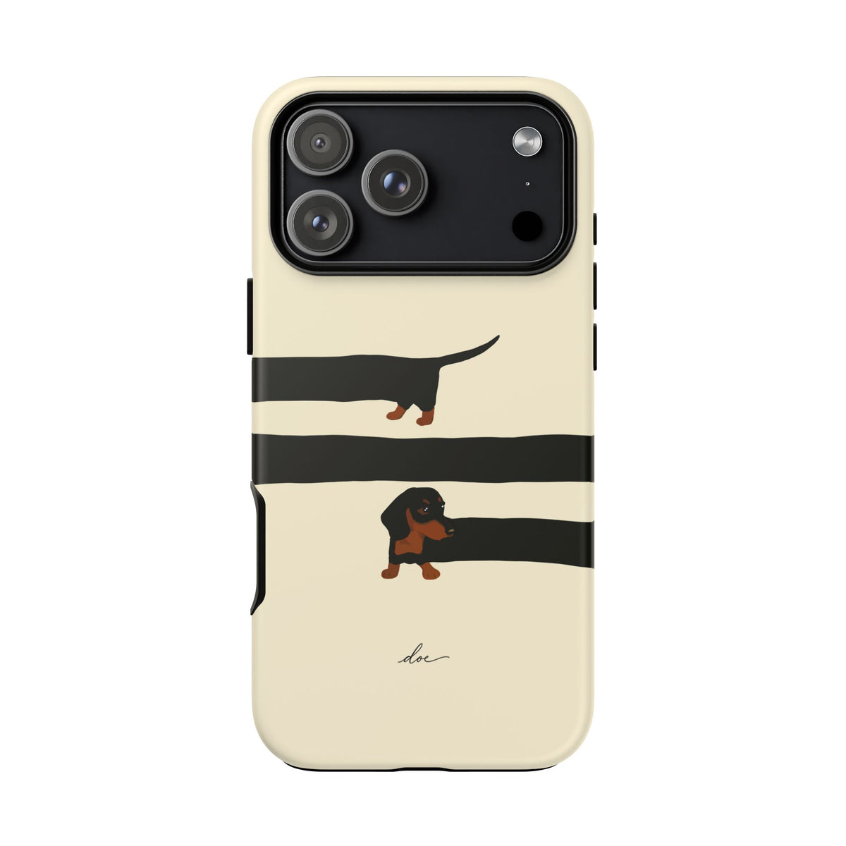 Stretchy The Dachshund iPhone Case