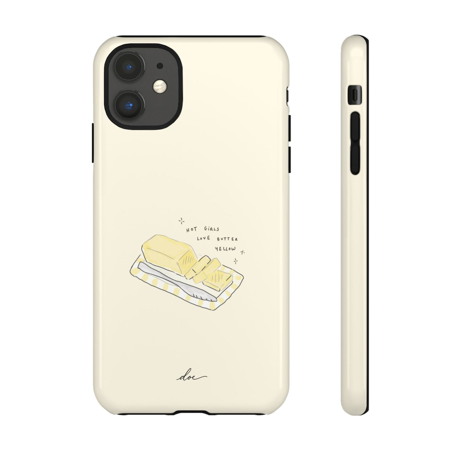 Butter Yellow iPhone Case