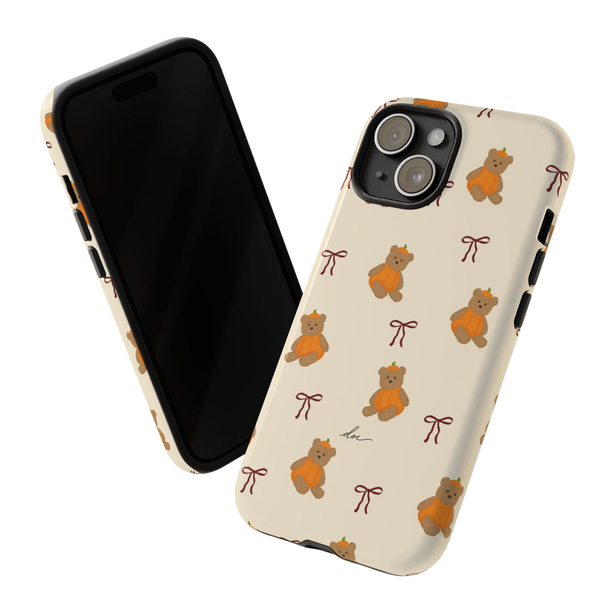 Pumpkin Bows iPhone Case