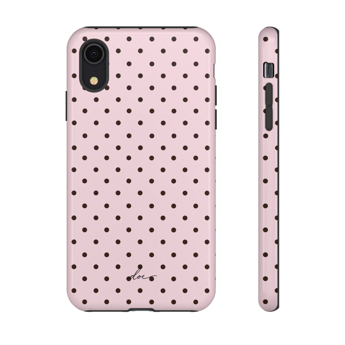 Pink Polka Dot iPhone Case