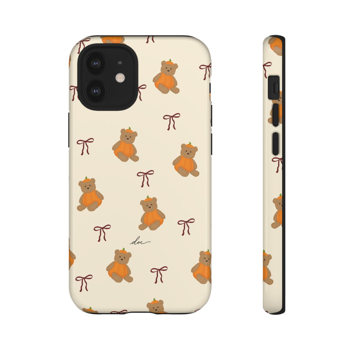 Pumpkin Bows iPhone Case