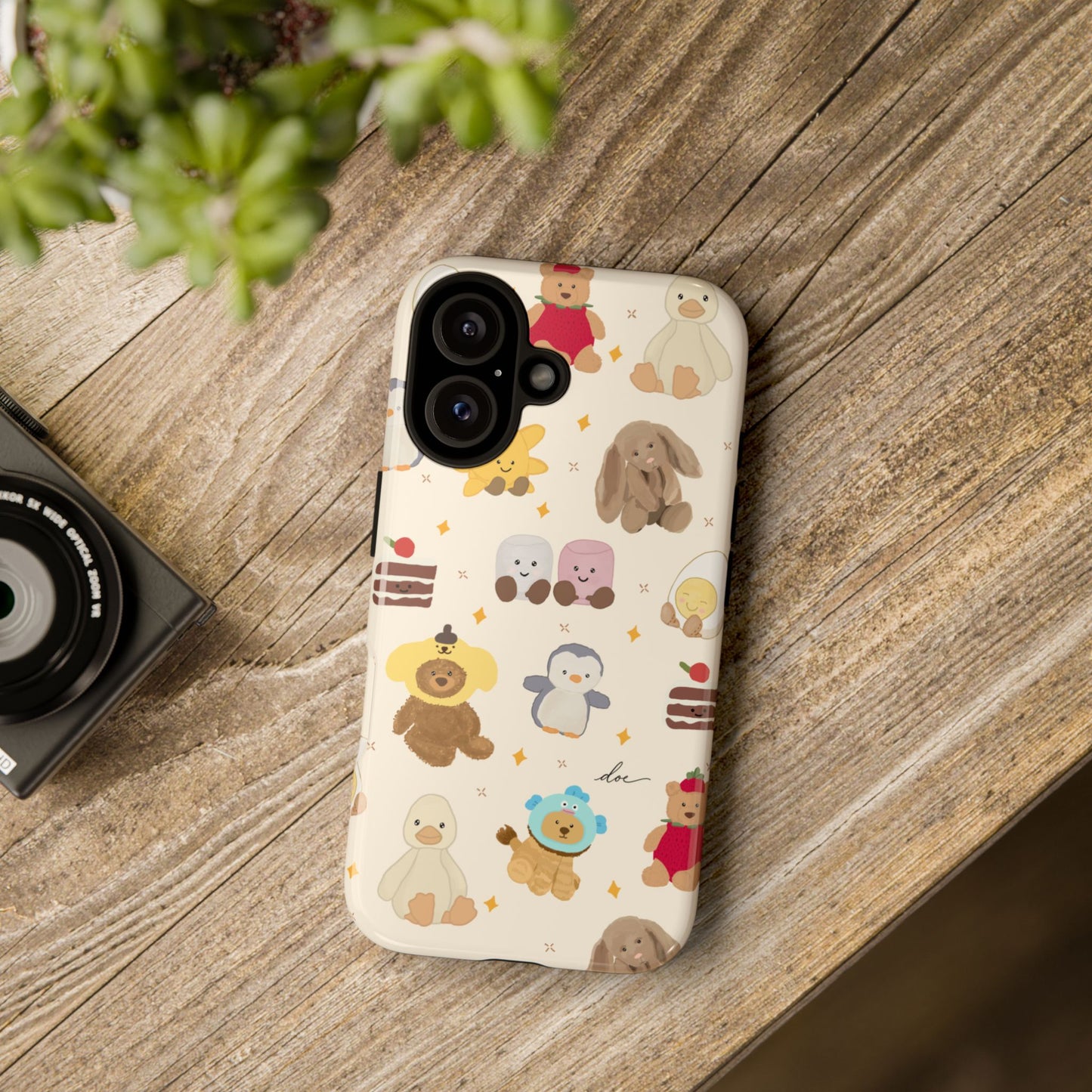 Teddy Chaos iPhone Case