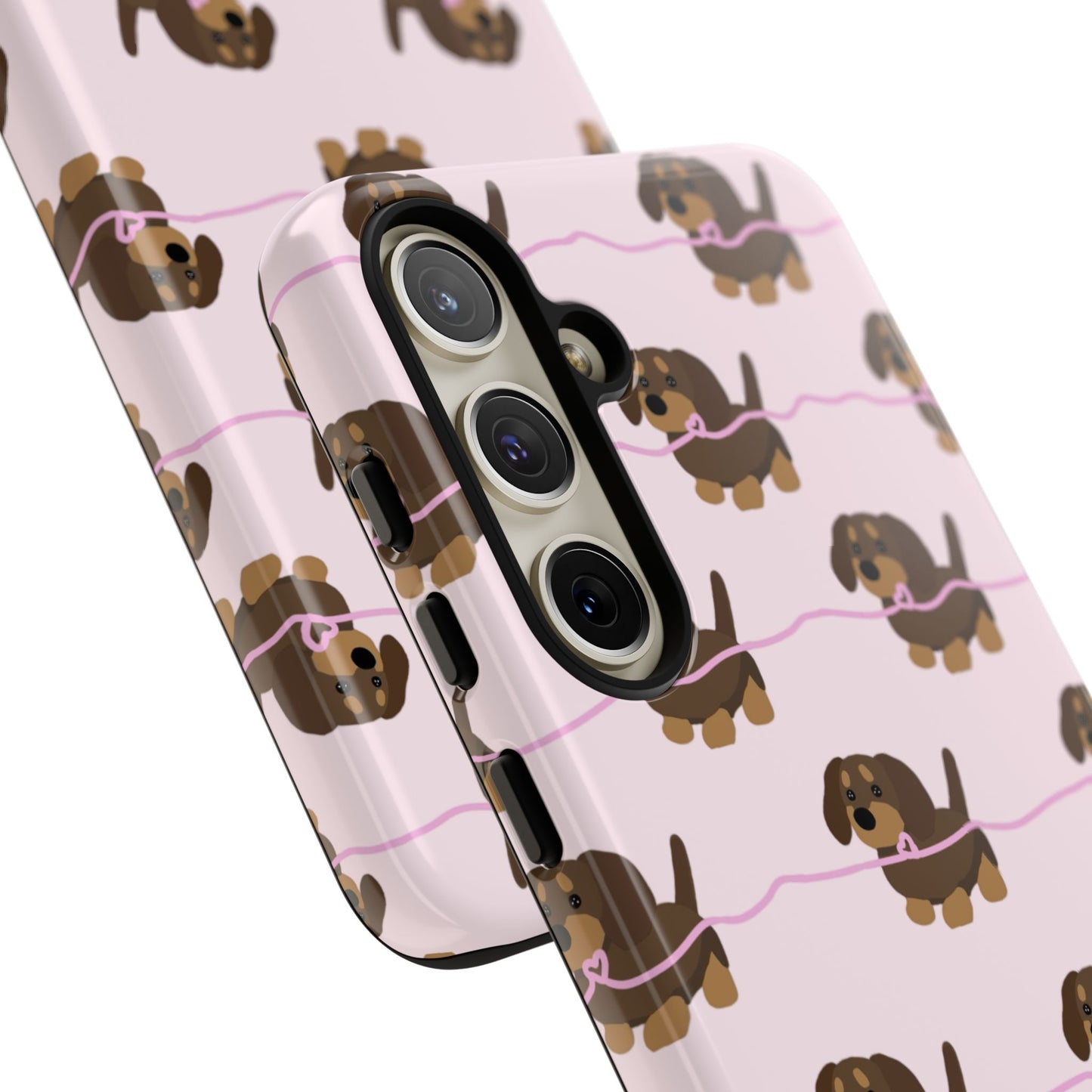 Pink Dachshund Samsung Case