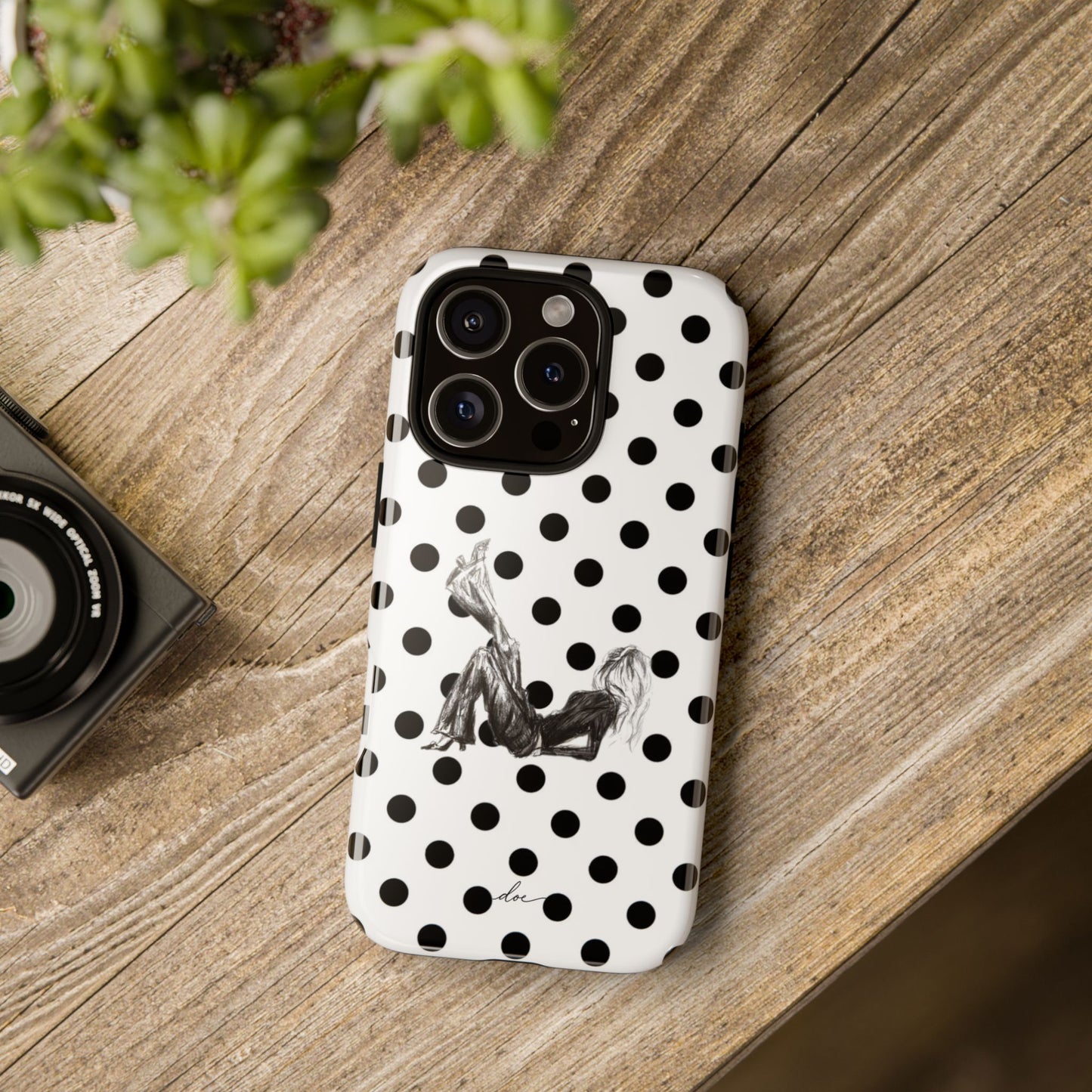 Polka Vouge Club iPhone Case
