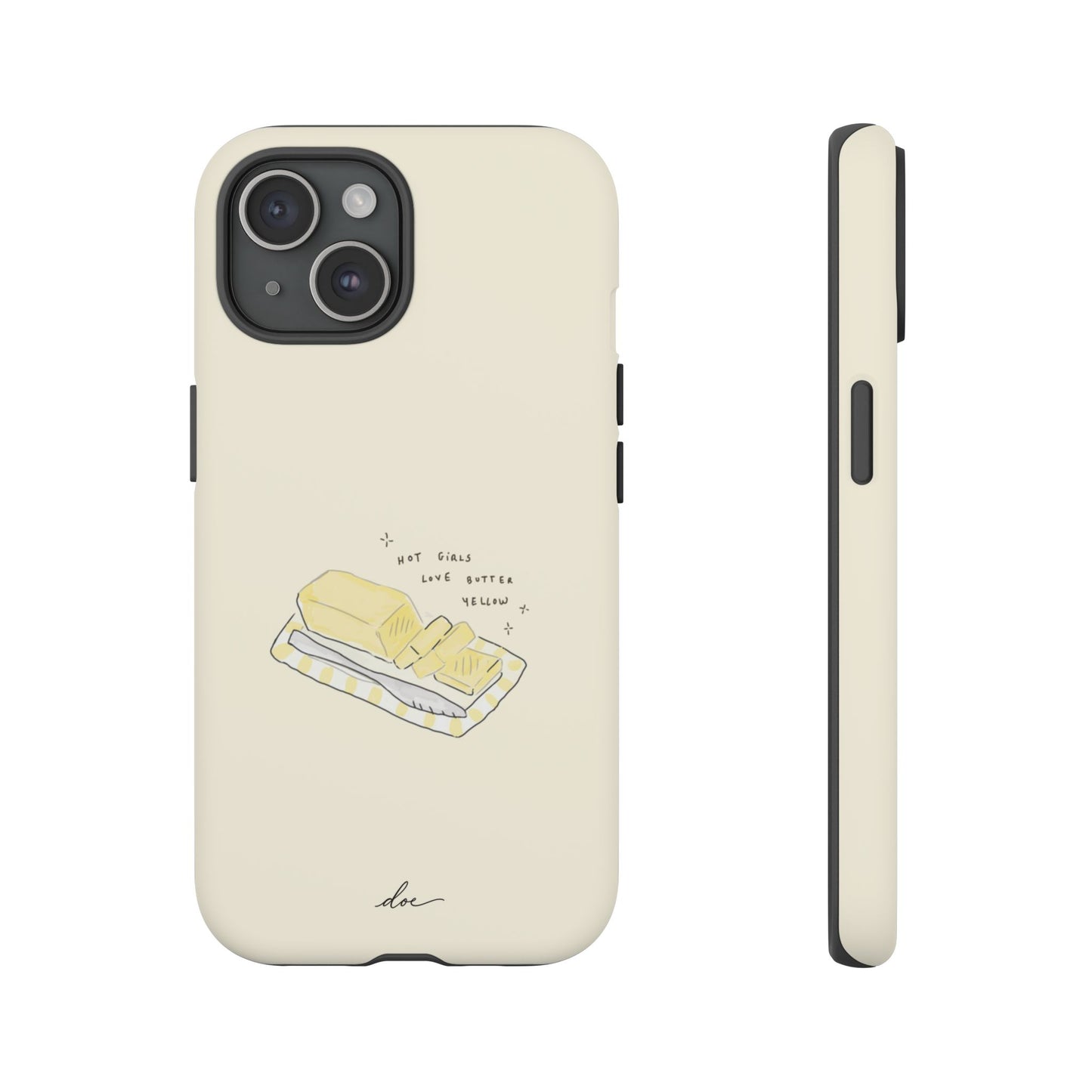 Butter Yellow iPhone Case
