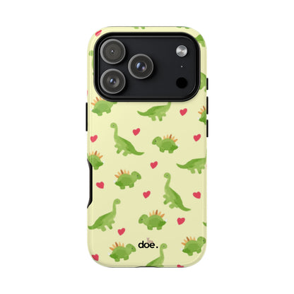 Dino Doodles iPhone Case
