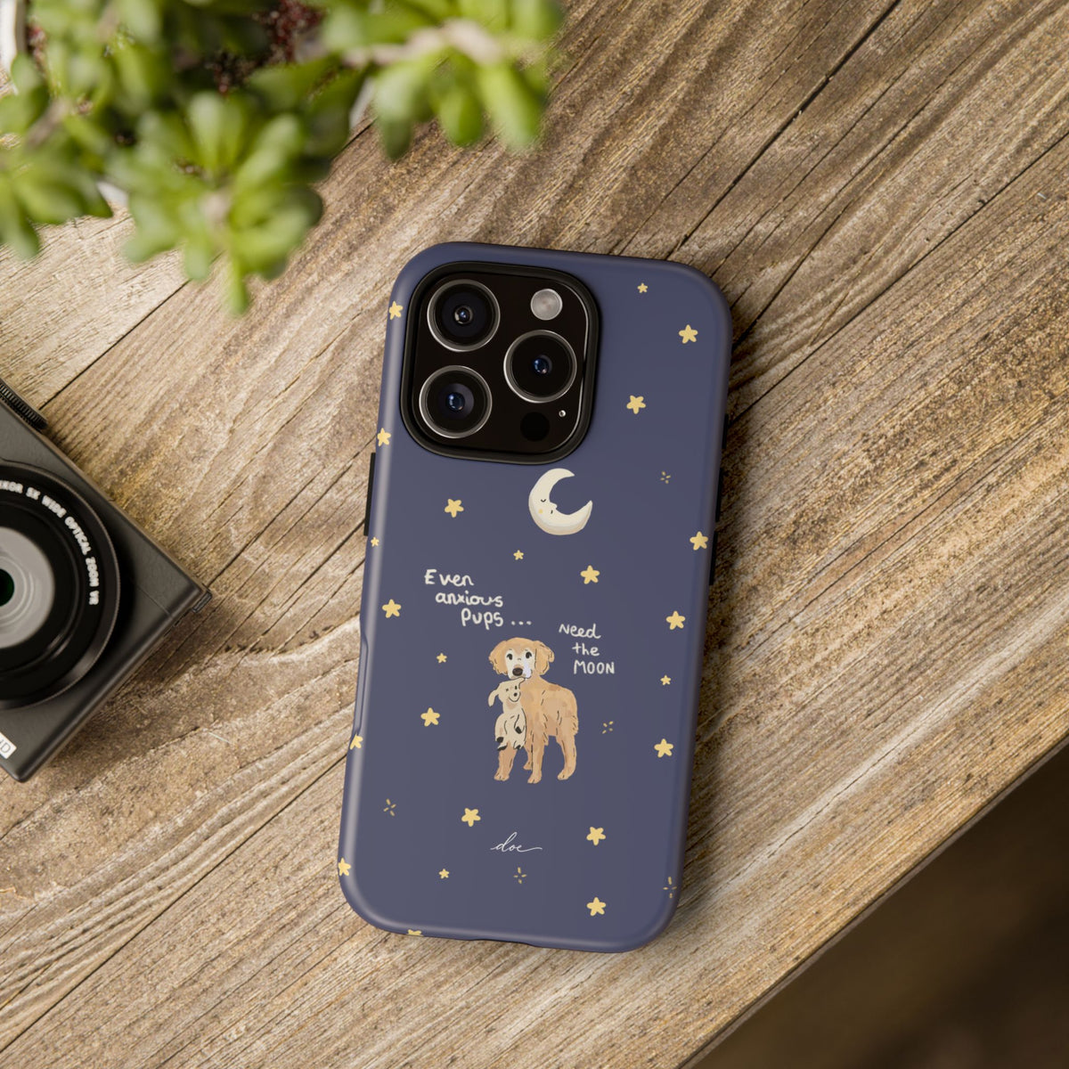 Anxious Pup iPhone Case