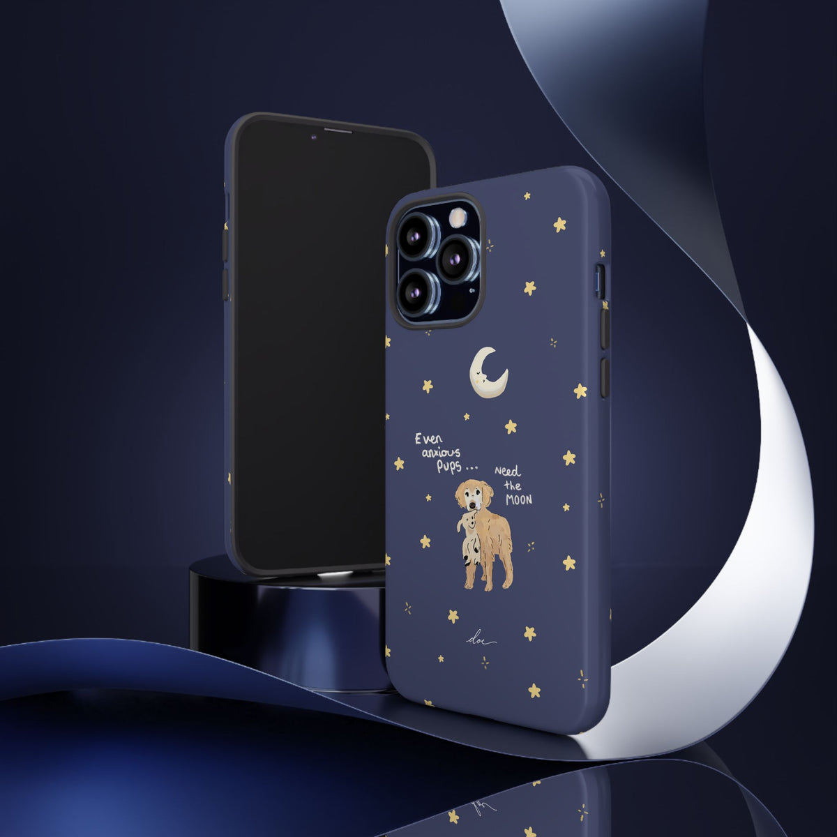 Anxious Pup iPhone Case