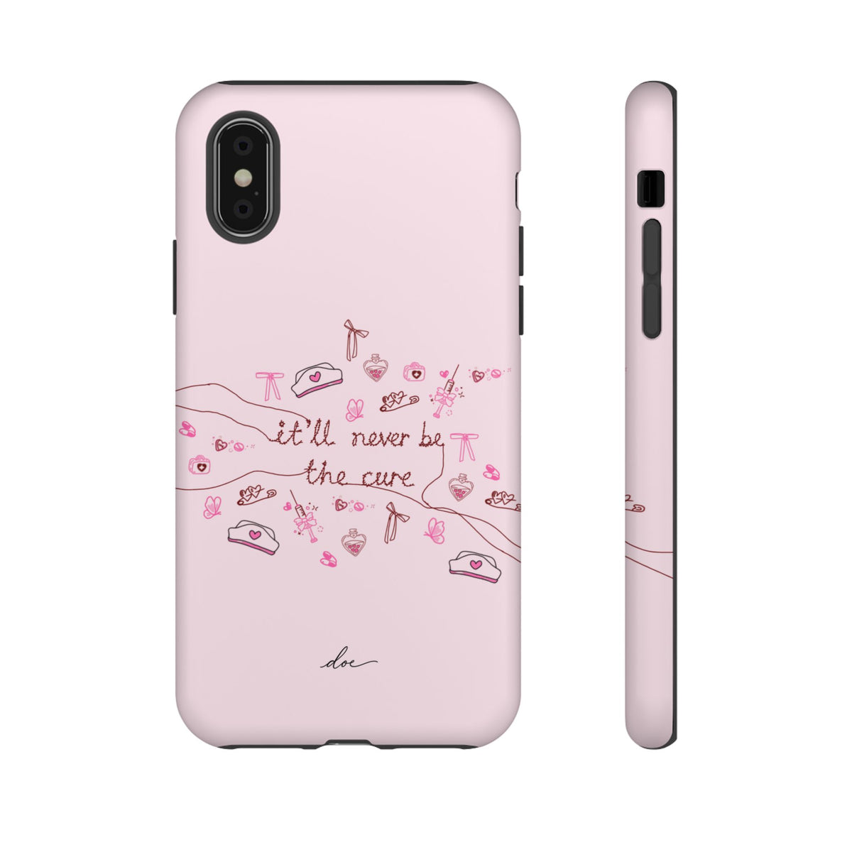 Never The Cure iPhone Case