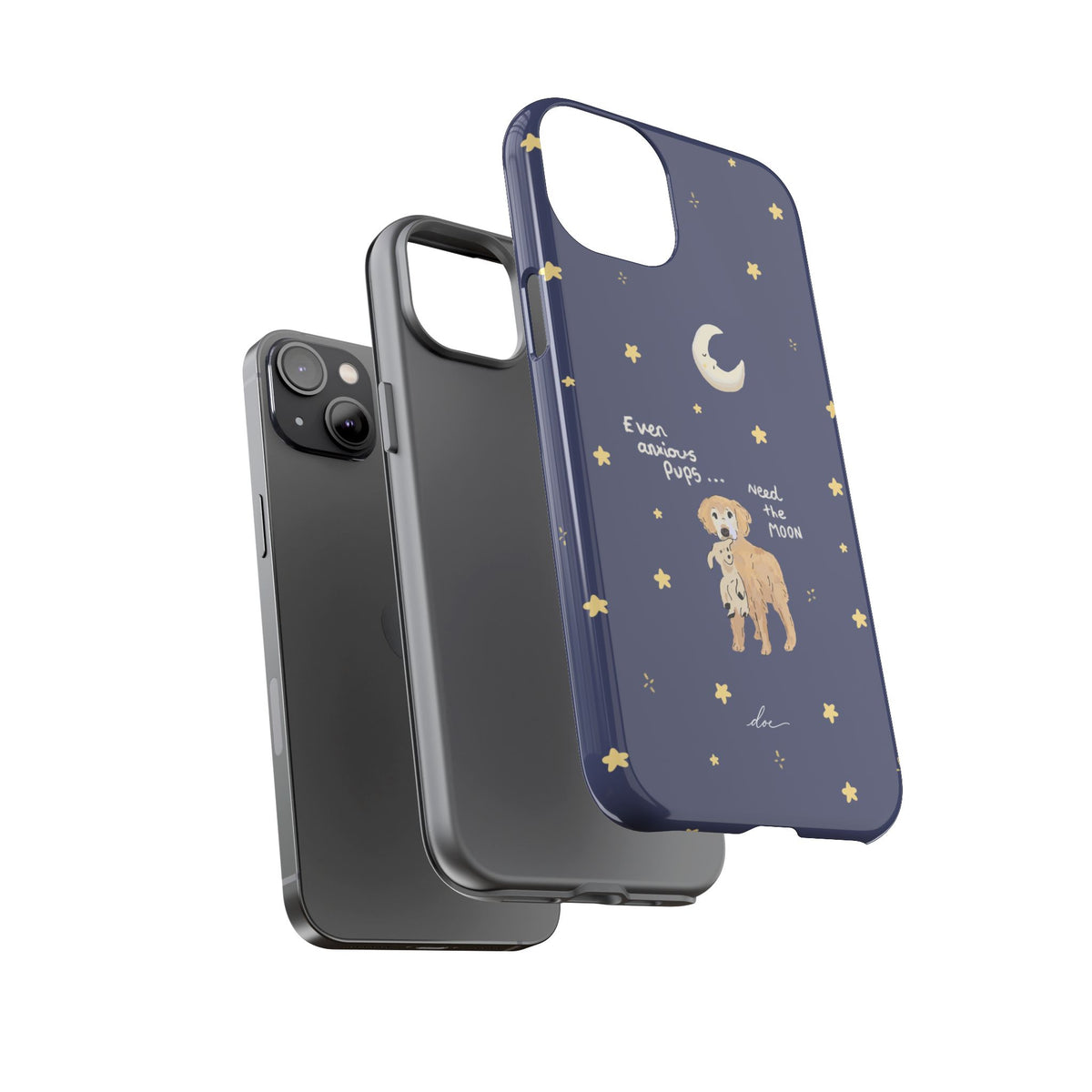 Anxious Pup iPhone Case