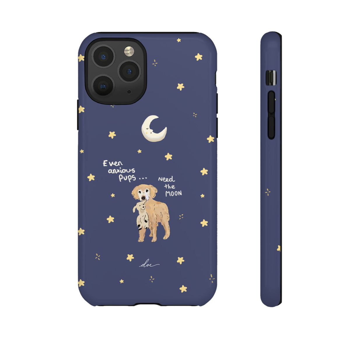 Anxious Pup iPhone Case