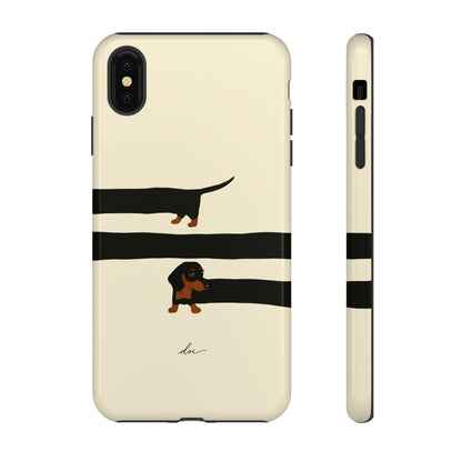 Stretchy The Dachshund iPhone Case