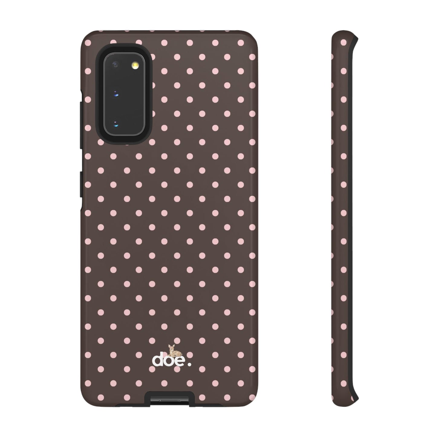 Brown Polka Dot Samsung Case