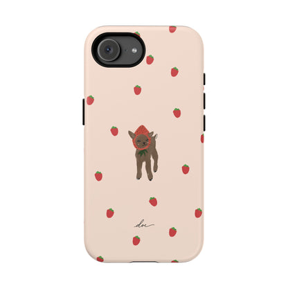 Strawberry Fawn iPhone Case
