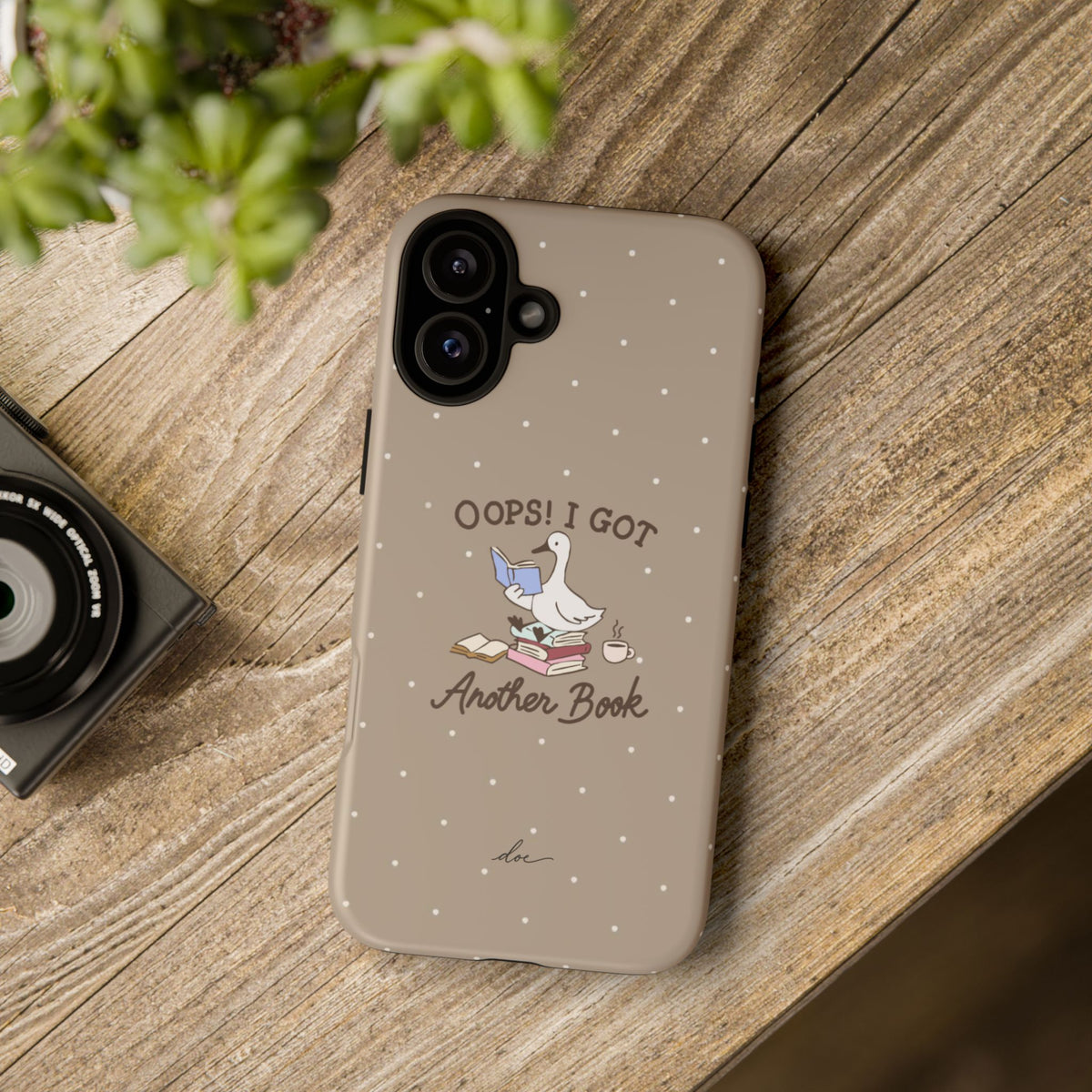 Oops Another Book! iPhone Case
