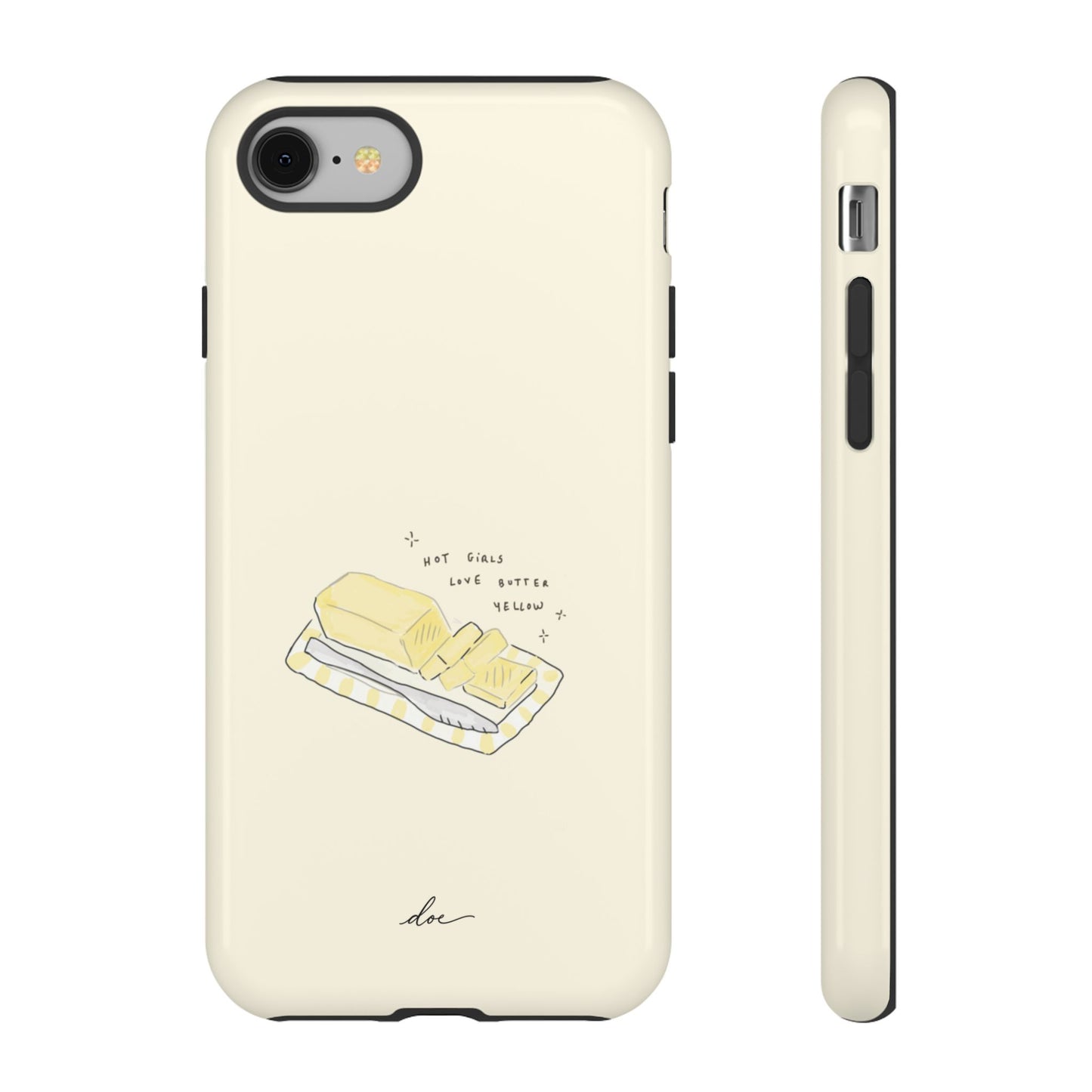 Butter Yellow iPhone Case
