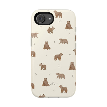Brown Bears iPhone Case