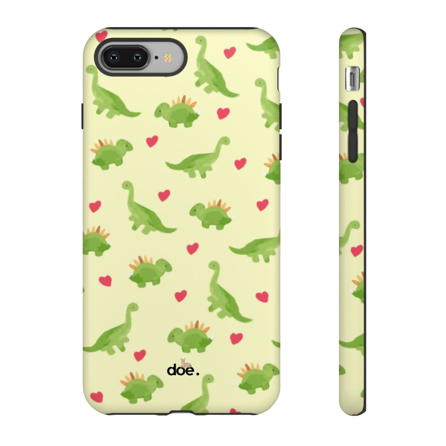 Dino Doodles iPhone Case