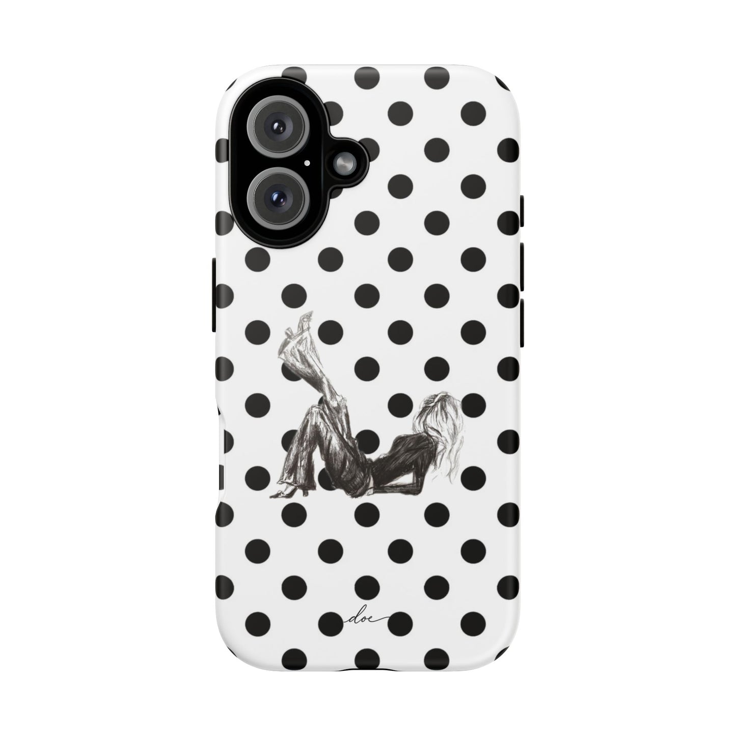 Polka Vouge Club iPhone Case