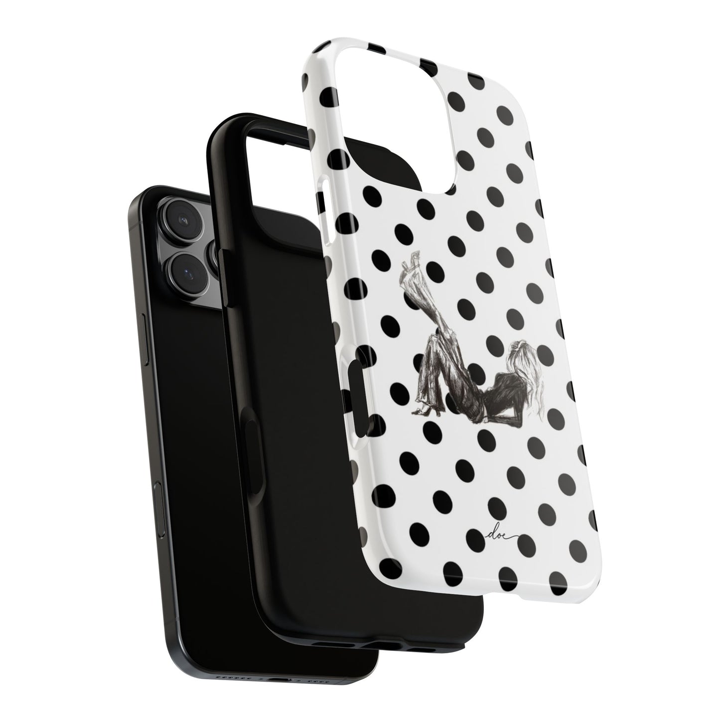 Polka Vouge Club iPhone Case