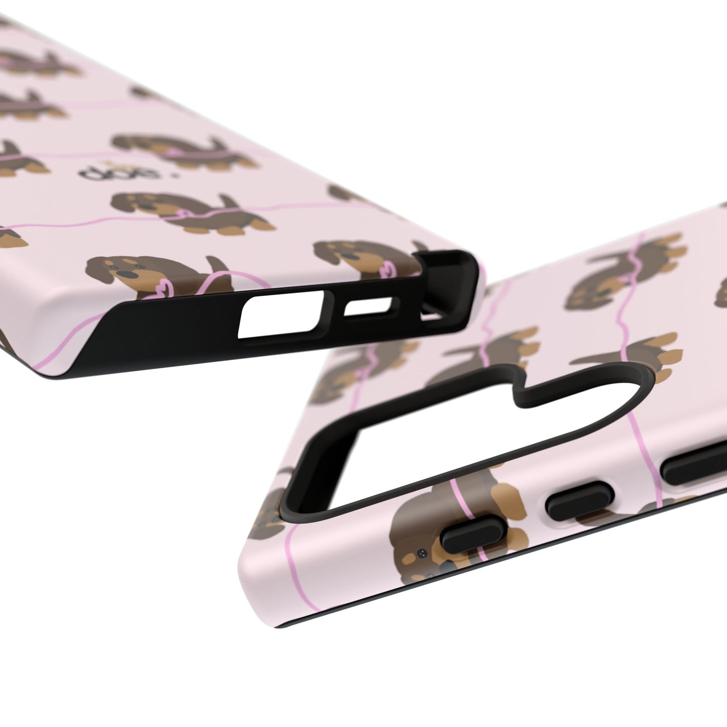 Pink Dachshund Samsung Case