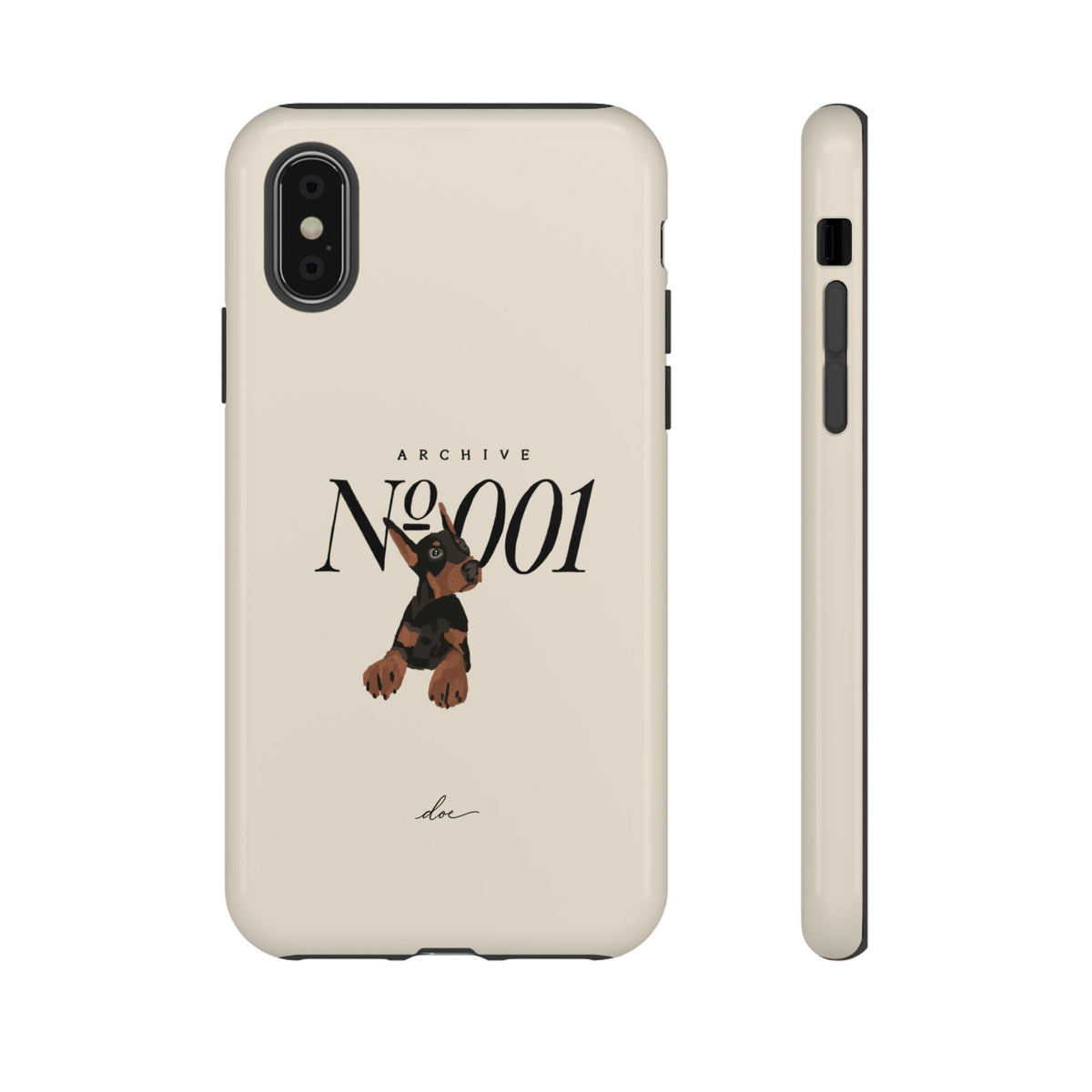 Doberman 001 iPhone Case