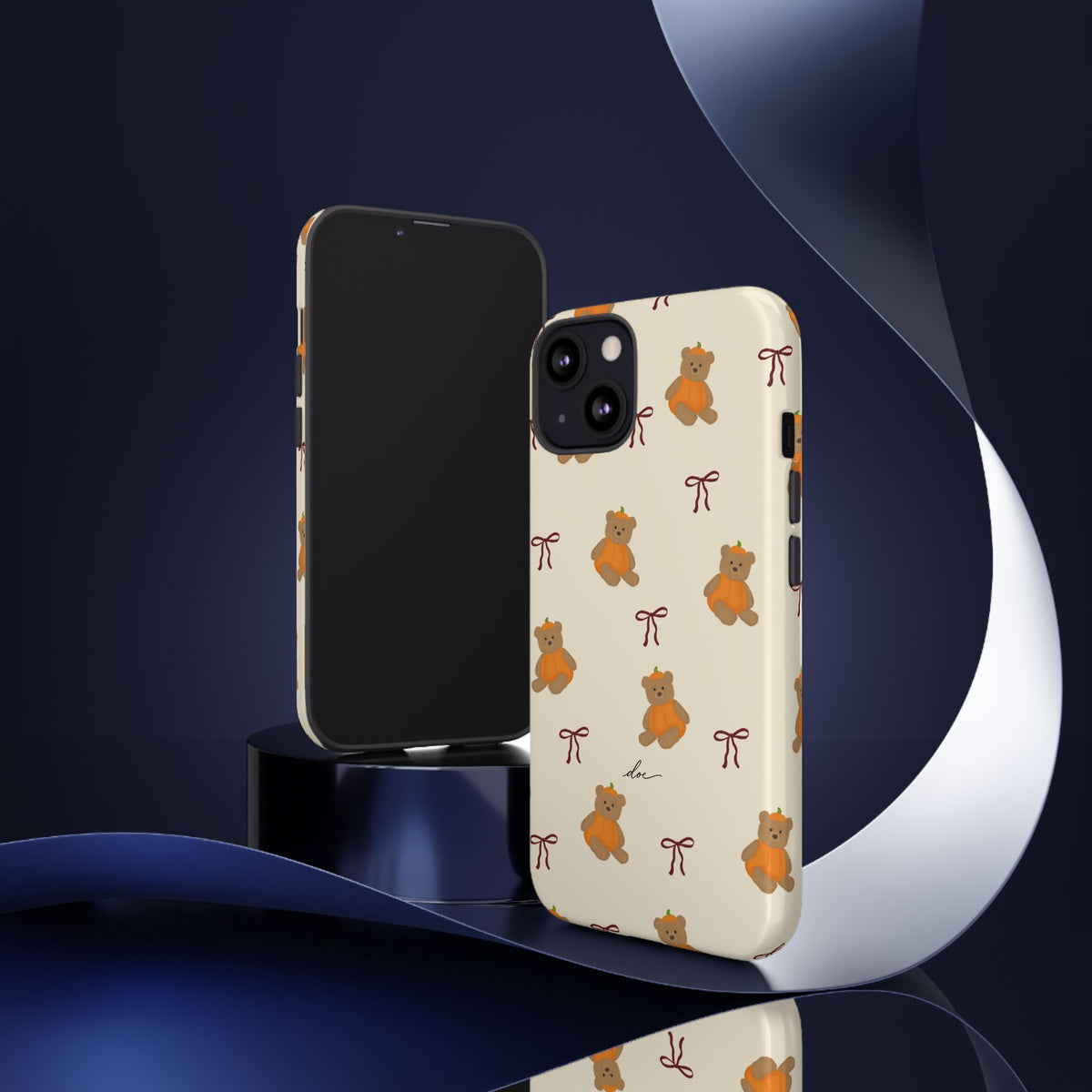 Pumpkin Bows iPhone Case