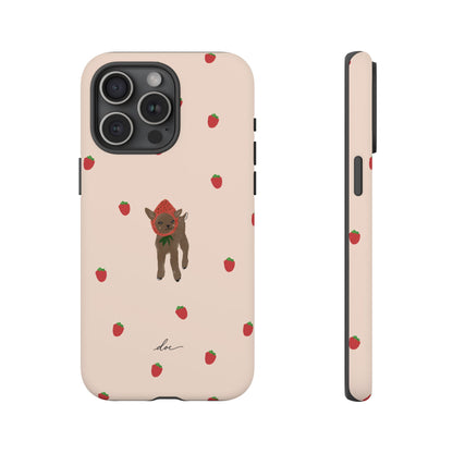 Strawberry Fawn iPhone Case