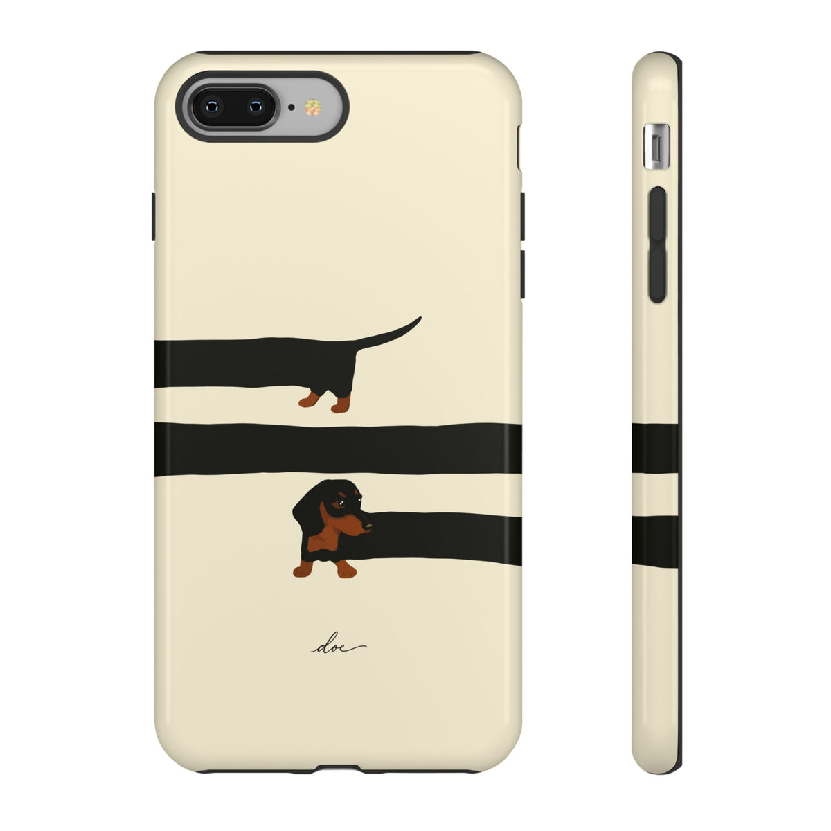 Stretchy The Dachshund iPhone Case