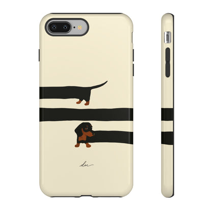 Stretchy The Dachshund iPhone Case