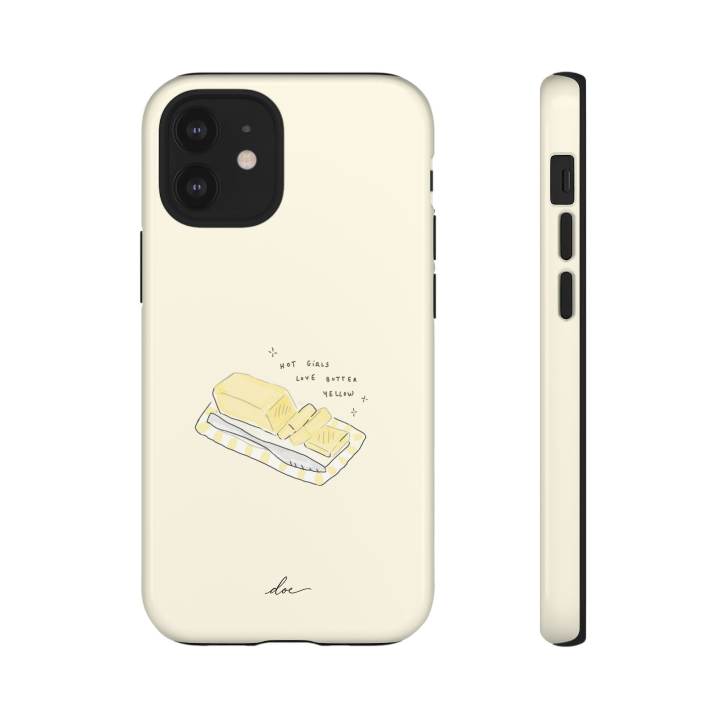 Butter Yellow iPhone Case