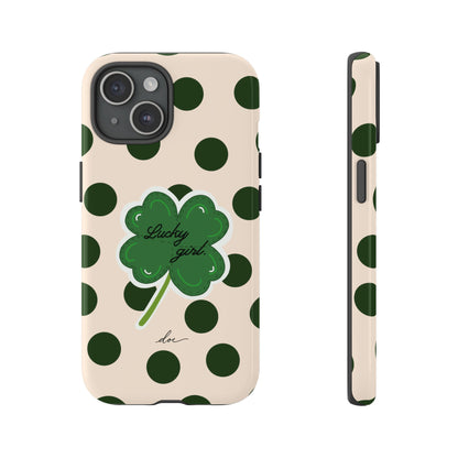 Lucky Girl iPhone Case
