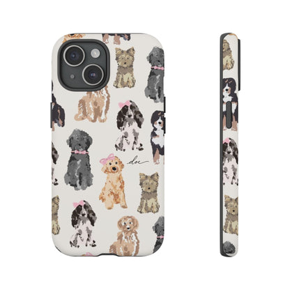 Puppy Party iPhone Case