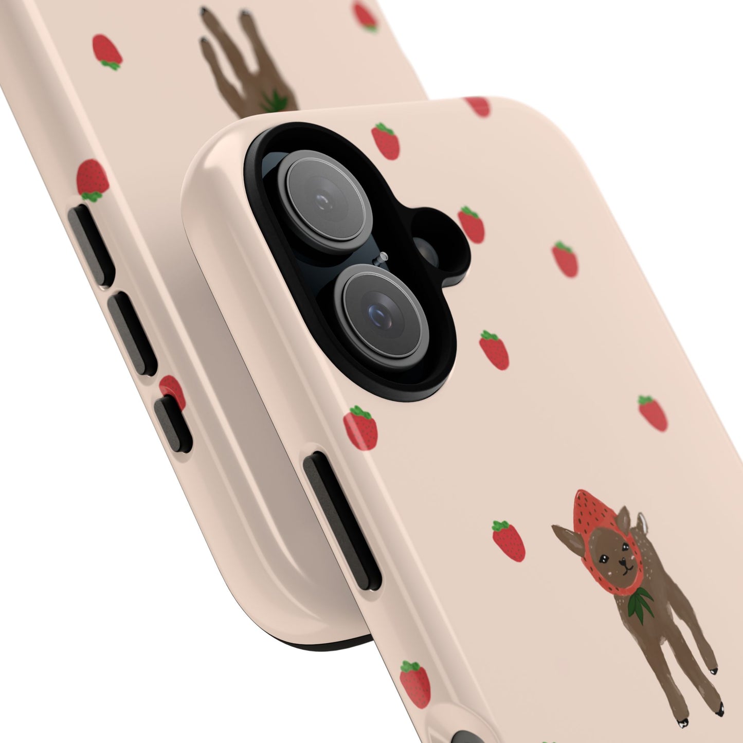 Strawberry Fawn iPhone Case